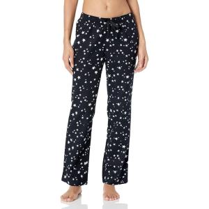 imageAmazon Essentials Womens Flannel Pajama Sleep PantBlack Stars