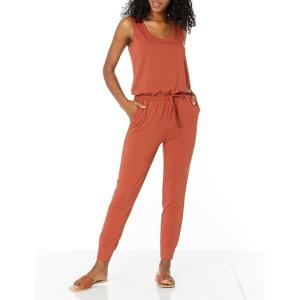 imageAmazon Essentials Womens Studio Terry Jumpsuit Available in Plus SizeTerracotta