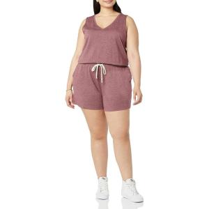 imageAmazon Essentials Womens Studio Terry RomperPlum