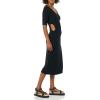 imageAmazon Essentials Womens Fine Rib Side CutOut Dress Previously Daily RitualBlack