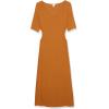 imageAmazon Essentials Womens Fine Rib Side CutOut Dress Previously Daily RitualDark Caramel