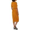 imageAmazon Essentials Womens Fine Rib Side CutOut Dress Previously Daily RitualDark Caramel