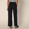 imageAmazon Essentials Womens HighRise RegularFit FullLength Cargo Khaki PantBlack
