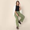 imageAmazon Essentials Womens HighRise RegularFit FullLength Cargo Khaki PantDark Olive