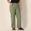 imageAmazon Essentials Womens HighRise RegularFit FullLength Cargo Khaki PantDark Olive