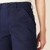 imageAmazon Essentials Womens HighRise RegularFit FullLength Cargo Khaki PantNavy