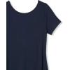 imageAmazon Essentials Womens Jersey RegularFit BalletBack tShirt Dress Previously Daily RitualNavy