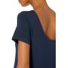 imageAmazon Essentials Womens Jersey RegularFit BalletBack tShirt Dress Previously Daily RitualNavy