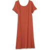 imageAmazon Essentials Womens Jersey RegularFit BalletBack tShirt Dress Previously Daily RitualTerracotta