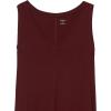 imageAmazon Essentials Womens Jersey RegularFit Sleeveless vNeck Midi Dress Previously Daily RitualDark Red