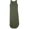 imageAmazon Essentials Womens Jersey RegularFit Sleeveless vNeck Midi Dress Previously Daily RitualForest Green