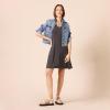 imageAmazon Essentials Womens Regular ShortSleeve VNeck Swing DressCharcoal Heather