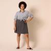 imageAmazon Essentials Womens Regular ShortSleeve VNeck Swing DressCharcoal Heather