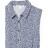 imageAmazon Essentials Womens Sleeveless RelaxedFit Woven Shirt DressBlue White Petal