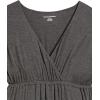 imageAmazon Essentials Womens Surplice Dress Available in Plus SizeCharcoal Heather