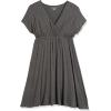 imageAmazon Essentials Womens Surplice Dress Available in Plus SizeCharcoal Heather