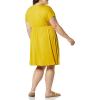 imageAmazon Essentials Womens Surplice Dress Available in Plus SizeDark Golden Yellow