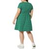 imageAmazon Essentials Womens Surplice Dress Available in Plus SizeGreen Floral