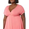 imageAmazon Essentials Womens Surplice Dress Available in Plus SizeHot Pink