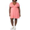 imageAmazon Essentials Womens Surplice Dress Available in Plus SizeHot Pink