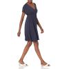 imageAmazon Essentials Womens Surplice Dress Available in Plus SizeNavy