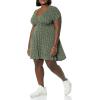 imageAmazon Essentials Womens Surplice Dress Available in Plus SizeOlive Dots