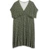 imageAmazon Essentials Womens Surplice Dress Available in Plus SizeOlive Dots