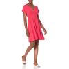 imageAmazon Essentials Womens Surplice Dress Available in Plus SizeRed