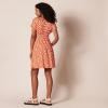 imageAmazon Essentials Womens Surplice Dress Available in Plus SizeRed Floral Print