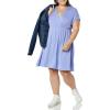 imageAmazon Essentials Womens Surplice Dress Available in Plus SizeSoft Violet