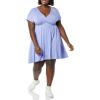 imageAmazon Essentials Womens Surplice Dress Available in Plus SizeSoft Violet