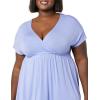 imageAmazon Essentials Womens Surplice Dress Available in Plus SizeSoft Violet