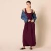 imageAmazon Essentials Womens Tank Waisted Maxi Dress Available in Plus SizeBurgundy