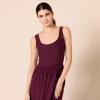 imageAmazon Essentials Womens Tank Waisted Maxi Dress Available in Plus SizeBurgundy