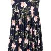 imageAmazon Essentials Womens Tank Waisted Maxi Dress Available in Plus SizeNavy Tropical