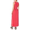imageAmazon Essentials Womens Tank Waisted Maxi Dress Available in Plus SizeRed
