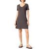 imageAmazon Essentials Womens Regular ShortSleeve VNeck Swing DressCharcoal Heather