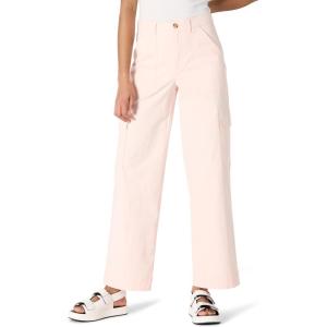 imageAmazon Essentials Womens HighRise RegularFit FullLength Cargo Khaki PantLight Pink