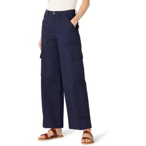 imageAmazon Essentials Womens HighRise RegularFit FullLength Cargo Khaki PantNavy