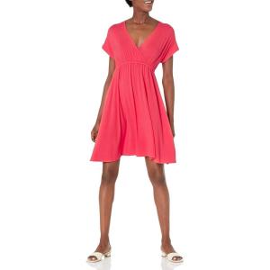 imageAmazon Essentials Womens Surplice Dress Available in Plus SizeRed