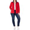 imageAmazon Essentials Womens ClassicFit FullZip Polar Soft Fleece Jacket Available in Plus SizeRed