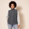 imageAmazon Essentials Womens ClassicFit Sleeveless Polar Soft Fleece Vest Available in Plus SizeCharcoal Heather