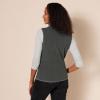 imageAmazon Essentials Womens ClassicFit Sleeveless Polar Soft Fleece Vest Available in Plus SizeCharcoal Heather