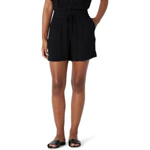 imageAmazon Essentials Womens HighRise RelaxedFit Fluid Twill PullOn Short Shirt Sold SeparatelyBlack