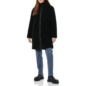 imageAmazon Essentials Womens Oversized Teddy Sherpa Coat Previously GoodthreadsBlack