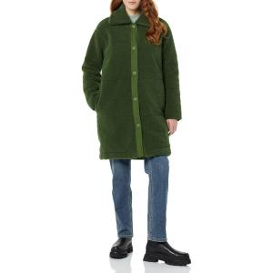 imageAmazon Essentials Womens Oversized Teddy Sherpa Coat Previously GoodthreadsOlive