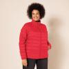 imageAmazon Essentials Womens Lightweight LongSleeve WaterResistant Packable Puffer Jacket Available in Plus SizeBright Poppy Red