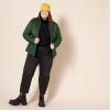 imageAmazon Essentials Womens Lightweight LongSleeve WaterResistant Packable Puffer Jacket Available in Plus SizeDark Green