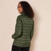 imageAmazon Essentials Womens Lightweight LongSleeve WaterResistant Packable Puffer Jacket Available in Plus SizeDark Olive