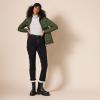 imageAmazon Essentials Womens Lightweight LongSleeve WaterResistant Packable Puffer Jacket Available in Plus SizeDark Olive